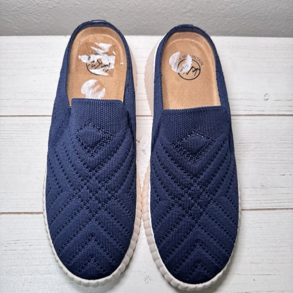 White Mountain Women's Dyno‎ Slip On Platform Sneakers 8